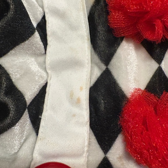 Girls Twisted clown Halloween costume for Kids, horror, size 5-6T, jester, youth - Picture 8 of 8